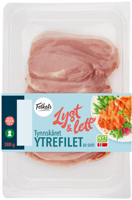 Svin Ytrefilet Tynne skiver 380g Folkets