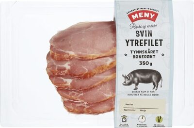 Svin Ytrefilet Røkt Tynnskåret 350g Meny