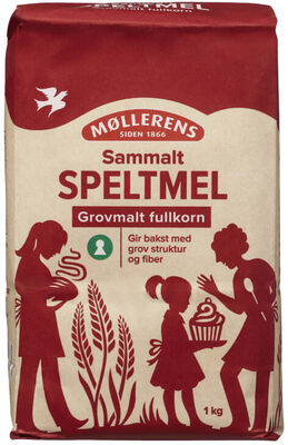 Speltmel Sammalt 1kg Møllerens