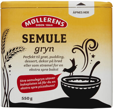 Semulegryn 550g boks Møllerens