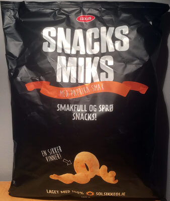 Snacks Miks med Paprika smak front packaging