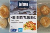 Mini burger marins