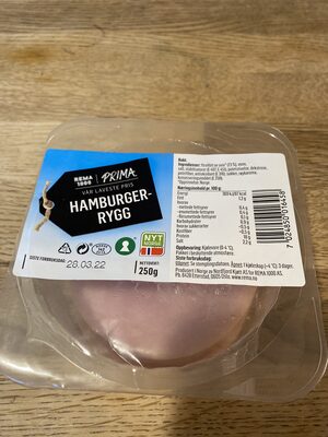 Hamburgerrygg front packaging