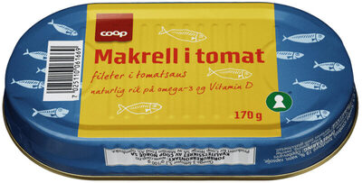 Coop Makrellfilet 170g
