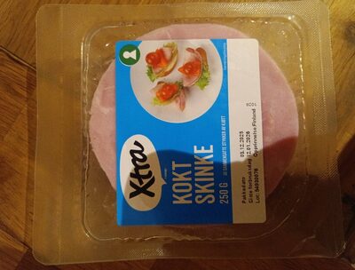 X-tra Kokt Skinke 250g front packaging
