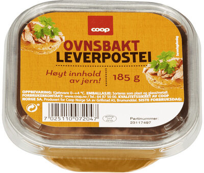 Coop Ovnsbakt Leverpostei 185g