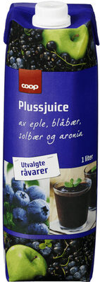 Coop Pluss Blåbær/Aronia Juice 1l