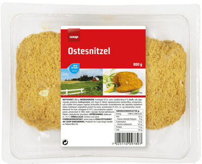 Coop Ostesnitzel 800g front packaging