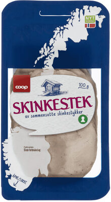Coop Skinkestek 100g front packaging