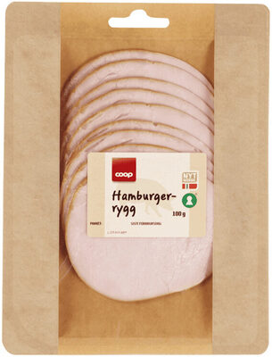 Coop Gourmet Hamburgerrygg 100g