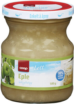 Coop Lett Eplesyltetøy 500g