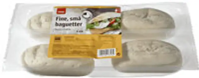 Coop Fine Små Baguetter 4pk