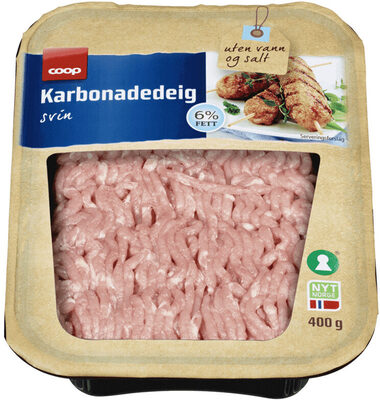 Coop Karbonadedeig av Svin 400g