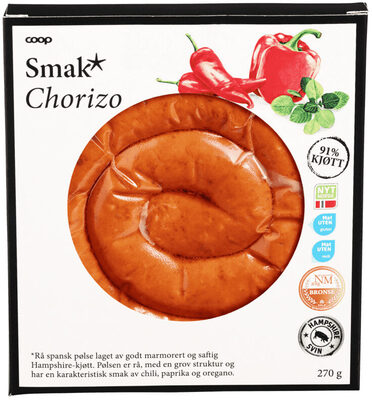 Coop Smak Rå Chorizo Spiral 270g