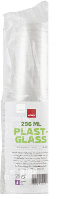 Coop Plastglass 296ml 18pk