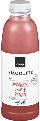 Smak Smoothie Jordbær og Banan 750ml