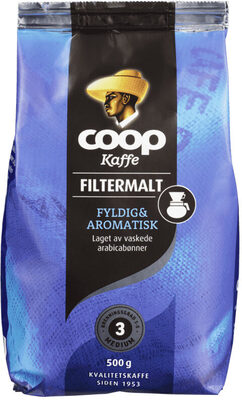 Coop Blå Kaffe Filtermalt 500g