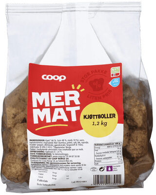 Coop Kjøttboller 1,2kg