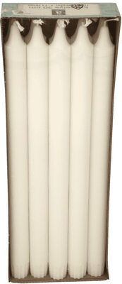Änglamark Kronelys Stearin Hvit 30cm 10pk