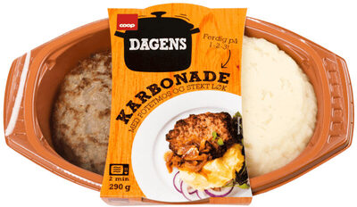 Coop Dagens Karbonade med Løk & Potetmos 290g