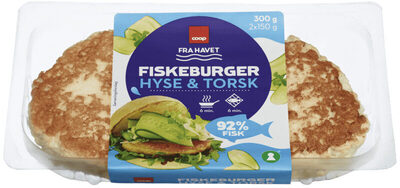 Coop Fiskeburger Hyse og Torsk 300g