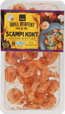 Coop Scampi med Chili og Hvitløk 170g