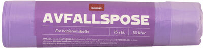 Coop Avfallspose 15l 15stk