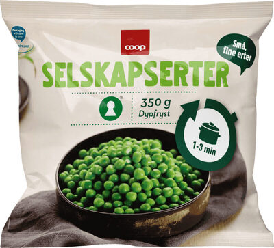 Coop Selskapserter 350g