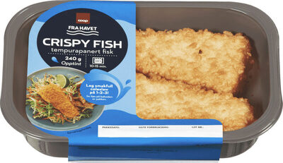 Coop Crispy Fish 240g front packaging