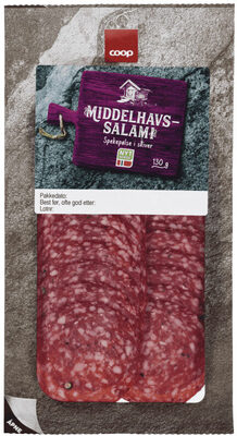Coop Middelhavssalami 130g