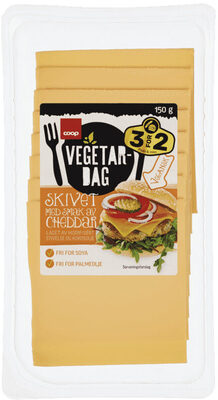 Coop Vegetardag Skivet Cheddar 150g