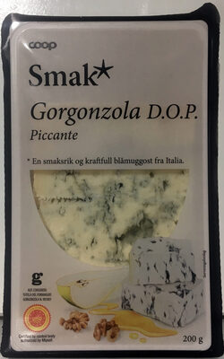Gorgonzola D.O.P Piccante front packaging