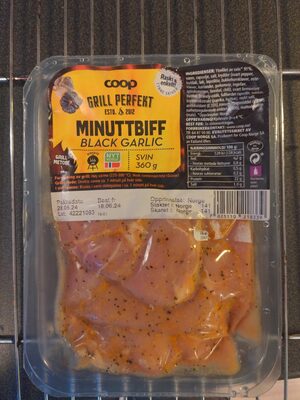Minuttbiff Black Garlic Svin