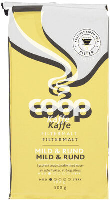 Coop Filtermalt Kaffe Gul 500g