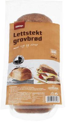 Coop Lettstekt Grovbrød 750g