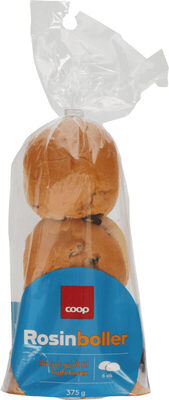 Coop Rosinboller 6pk 375g