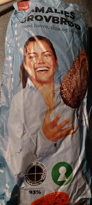 Amalies Grovbrød front packaging