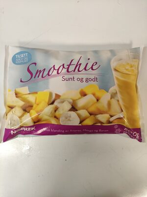 Smoothie: Ananas 🍍, Mango 🥭, Banan 🍌