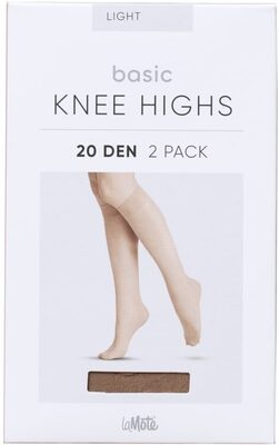 Knee Highs Glow 2pk La Mote