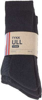 Ullsokk Tykk Mix 37-40 3pk La Mote