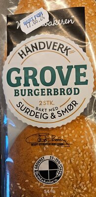 Grove Burgerbrød