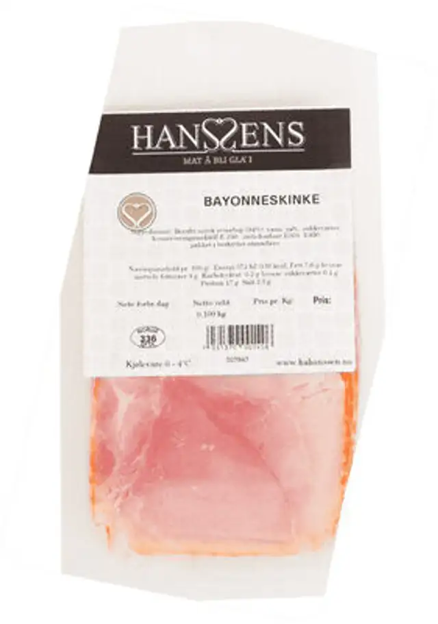 Hanssens Bayonne 100g front packaging