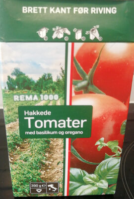 Tomater hakkede med basilikum og oregano