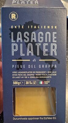 Lasagne Plater