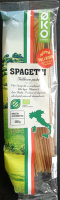 Spagetti fullkorn pasta