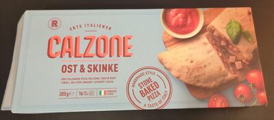Calzone ost og skinke front packaging