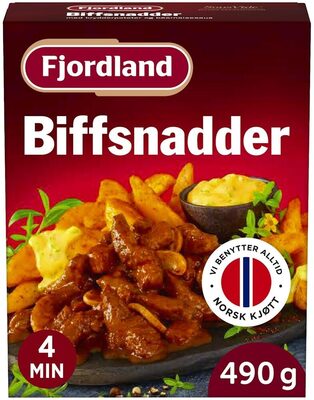 Biffsnadder 490g Fjordland