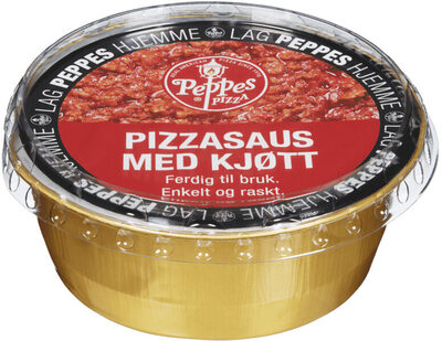Peppes Pizzasaus med Kjøtt 250g