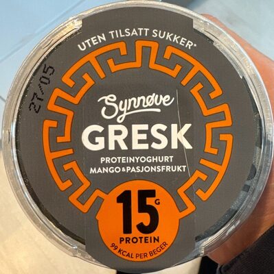 Gresk Proteinyoghurt Mango Og Pasjonsfrukt