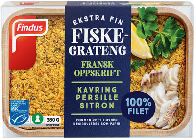 Extra Fine Fish Gratin, French Recipe front packaging